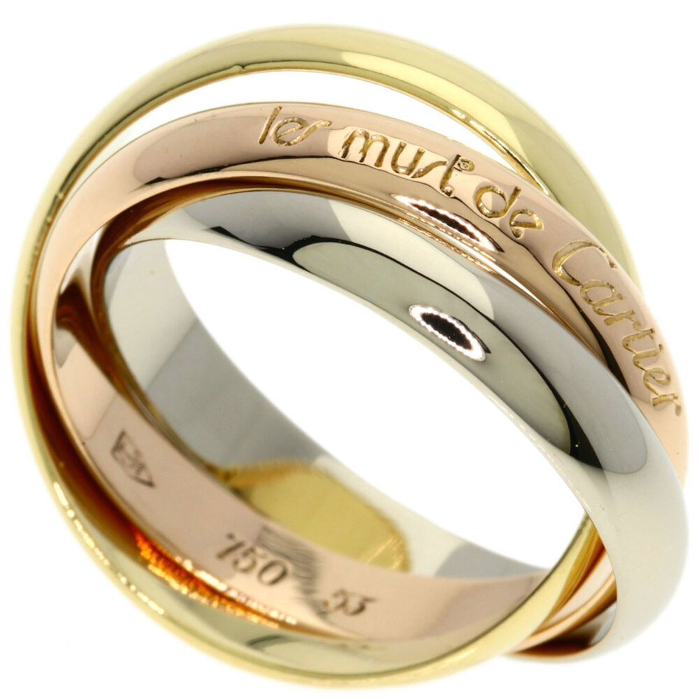 CARTIER 18k Gold Trinity Ring #53